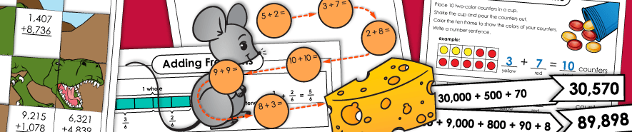 Basic Addition Facts - Worksheets 基本添加事实 - 工作表
