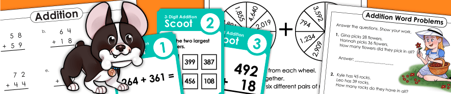 Addition Worksheets 添加工作表