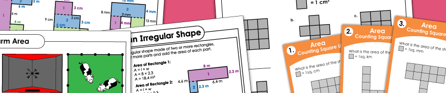 Area Worksheets 区域工作表