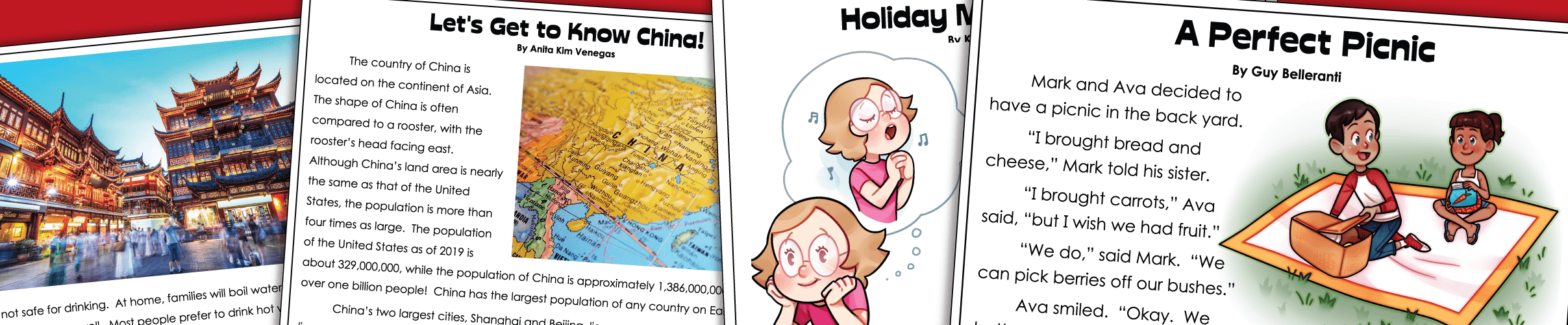Reading Comprehension Worksheets 阅读理解工作表