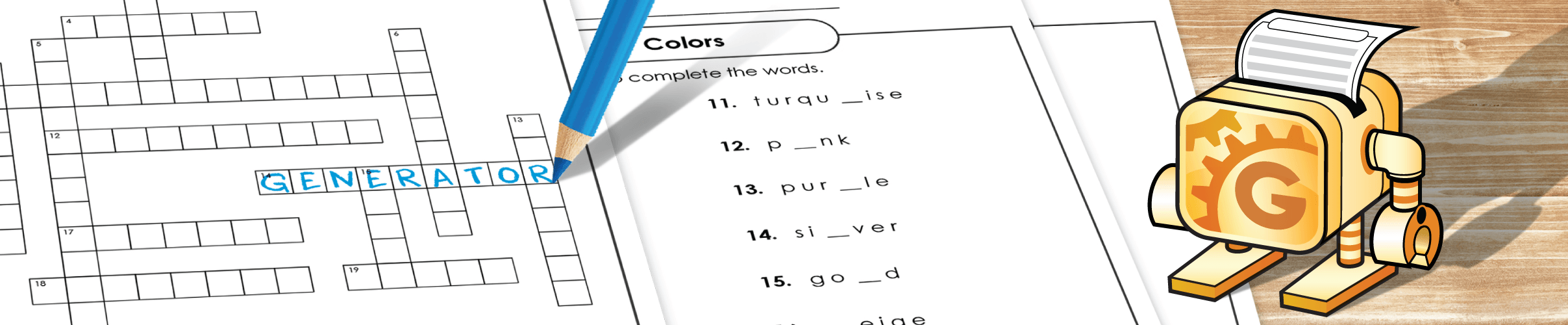 Worksheet Generators 工作表生成器