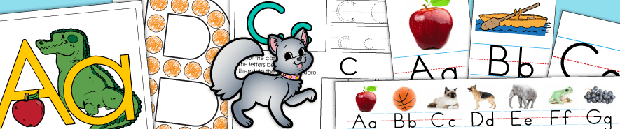 Alphabet Worksheets 字母工作表
