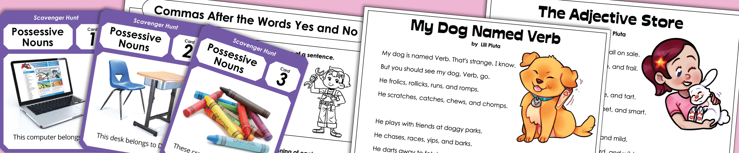 Grammar Worksheets 语法工作表