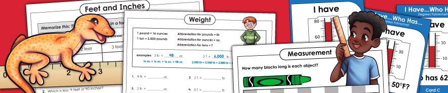 Measurement Worksheets 测量工作表