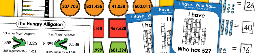 Place Value Worksheets 位值工作表