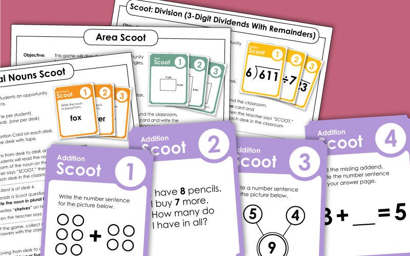 scoot Worksheets 轻便摩托车工作表