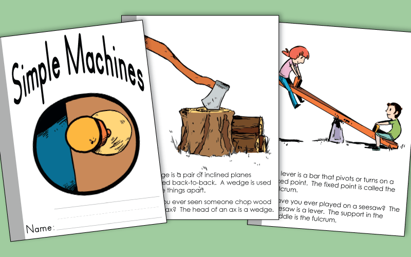 Simple Machines - Worksheets 简单机器-工作表