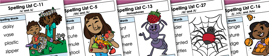 spelling level c worksheets c级拼写工作表