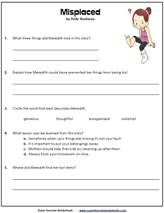 Reading Comprehension Questions 阅读理解问题