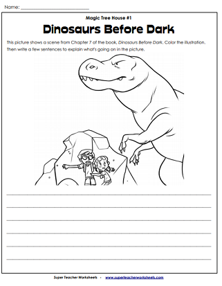 Magic Tree House Book Worksheets 魔法树屋书工作表