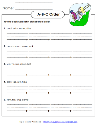 Summer Worksheets 夏季工作表