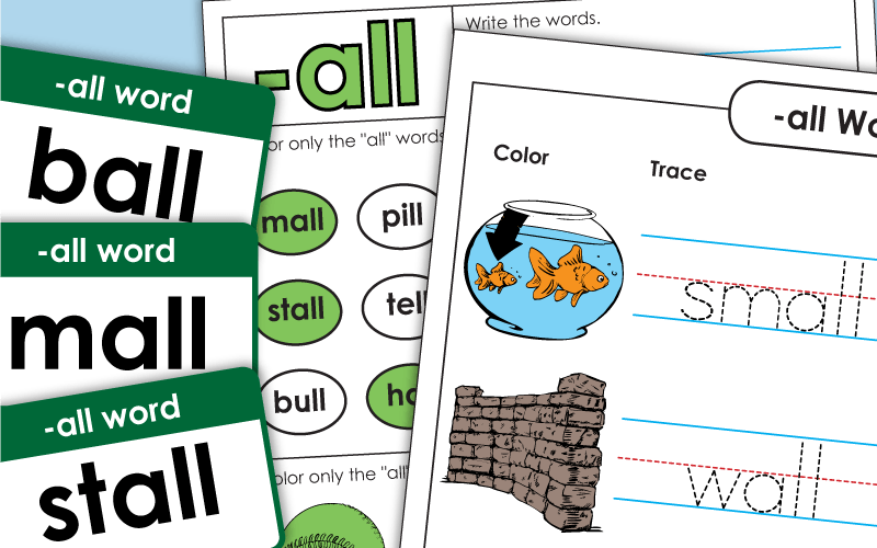 word family all Worksheets